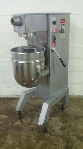 30 qt quart m30 univex dough mixing mixer 115v splash guard bowl and dough hook for sale