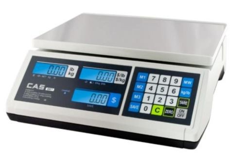 Cas erjr price computing scale 30x0.01 lb,ntep legal for trade, bran new for sale