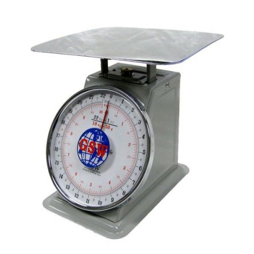 Flat Plate Scale Stainless Steel, 22lb/10kg Capacity, 7&#034; x 10-1/4&#034; x 10&#034; SC-S22