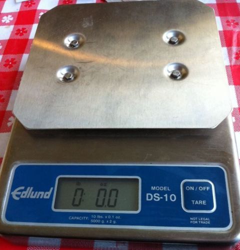 Edlund DS-10 DS-Series Digital S/S 160 oz Portion Control Scale