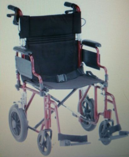 Nova Comet 352 Transport Wheelchair, Brand new in unopened box, red color