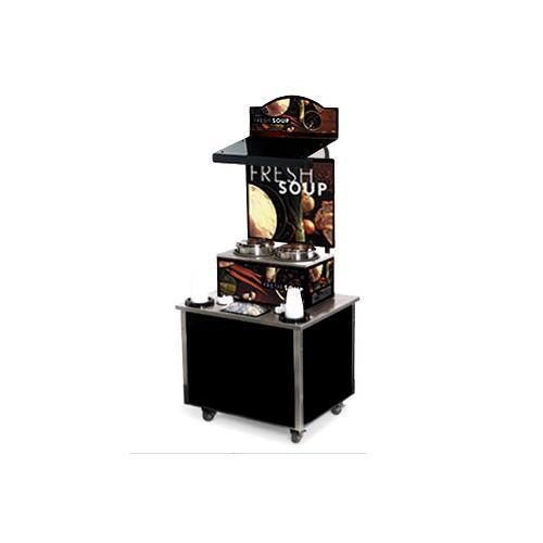 Vollrath 3702802 Cayenne Soup Kiosk-free standing Merchandiser w/Tuscan graphics