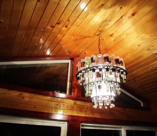 Sprocket three tier bottle chandelier light made in the usa, harley, motorcycle for sale