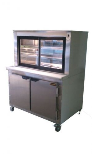Cooltech stainless steel refrigerated pie case 72&#034;w for sale