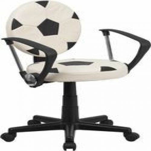 Flash Furniture BT-6177-SOC-A-GG Soccer Task Chair with Arms
