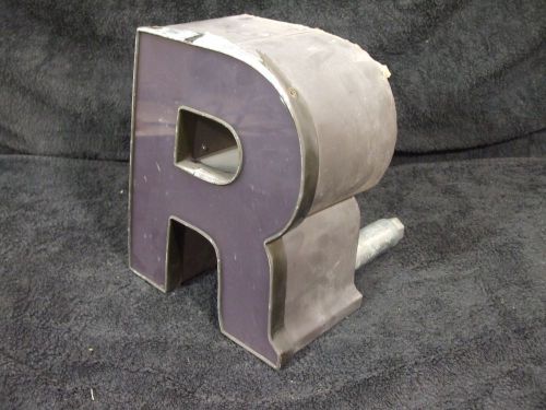 Neon Channel Letter &#034;R&#034; Bldg sign in/outside decor wedding nursery man cave dorm