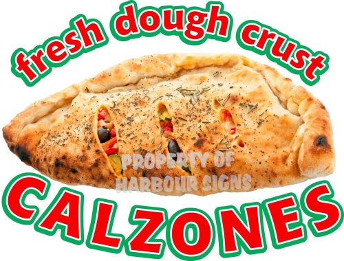 Calzone Decal 14&#034; Concession Italian Restaurant Food Truck Vinyl Sticker
