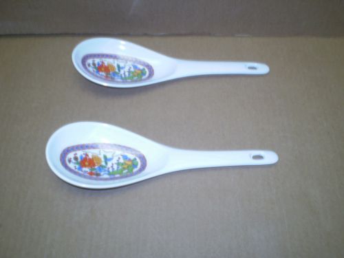 Tar-Hong 1994 2 Melamine plastic Won Ton soup spoons
