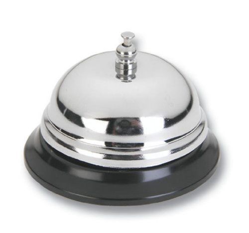 Classic Service Concierge Hotel B and B Desk Call Steel Bell,Silver