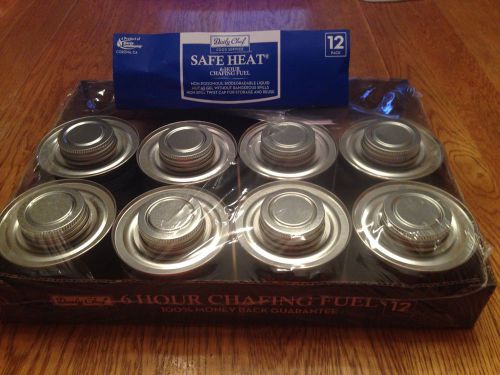 6 HOUR CHAFING FUEL 8 PACK BRAND NEW 9.24 OZ SAFE HEAT DAILY CHEF FOOD SERVICE