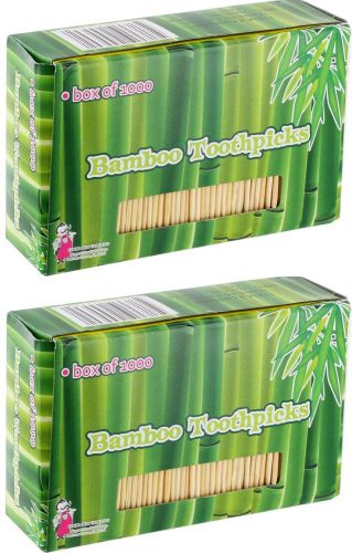 Toothpicks Bamboo 1000 per pack total 2000 - Catering, Hors d&#039;oeuvre Wood Picks