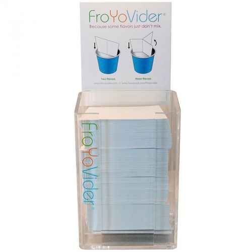 FroYoVider Paper Yogurt Cup Divider Starter Kit