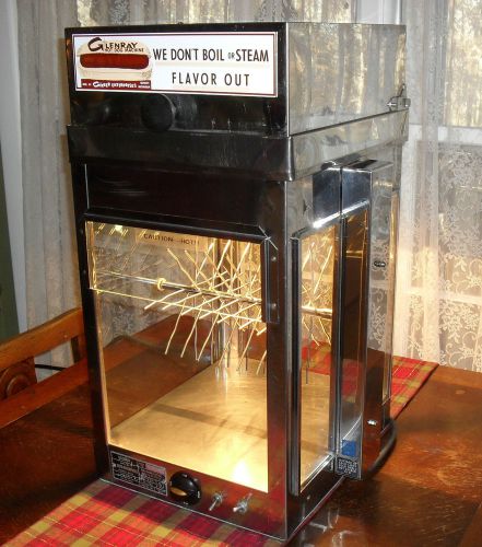 Vintage glenray hot dog machine - model 56 - 120v - complete with bun warmer for sale