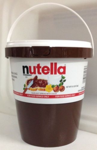6.6 lbs tub of Nutella Brand new Expires 4/2015