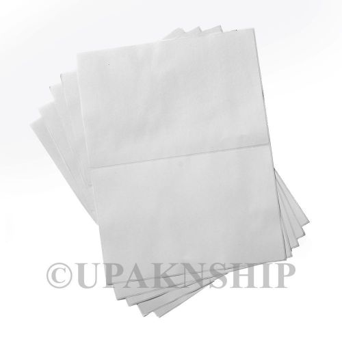 50-premium shipping postage labels/ 2 labels per page 8.5x5.5 w/ round edges for sale
