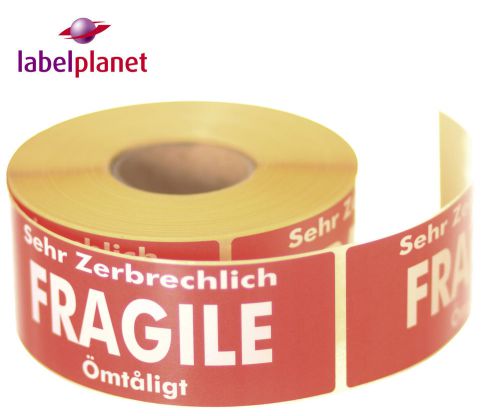 Fragile Package/Packaging Self-Adhesive Postage Mail/Pack Labels Label Planet®