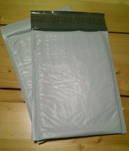 15 count 6x8.5 inch poly bubble mailers! Shipping supplies and office! FREE SHIP