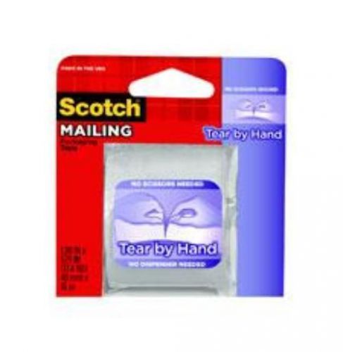 3M Scotch Tear-By-Hand Packaging Tape 2&#039;&#039; x 630&#039;&#039;