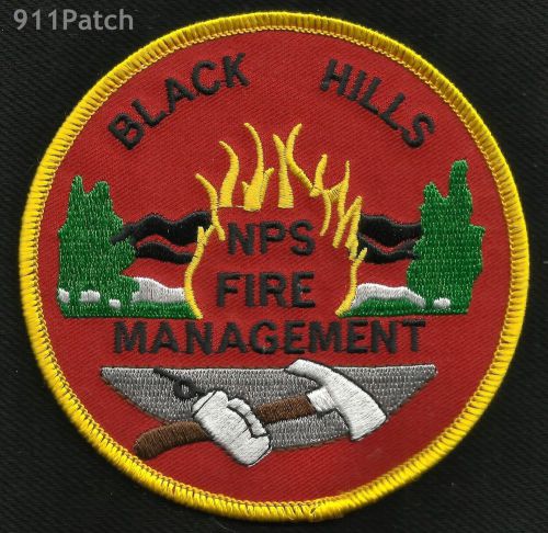 Black Hills, SD National Park Service Fire Managemet FIREFIGHTER Patch FIRE DEPT