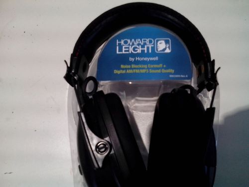 Howard Leight noise blocking earmuff+digital am/fm/mp3