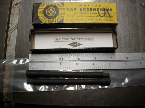 TAP EXTENSIONS MADE BY  WALTON 7/16&#034; NEW SET OF 2 STYLE A
