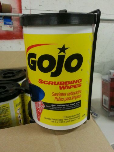 Gojo scrub wipes 72 ct 6396-06 with wall mount for sale