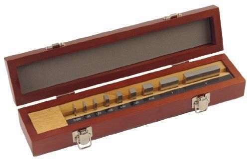 Mitutoyo 516-935-26 Steel Rectangular Micrometer Inspection Gage Block Set, ASME