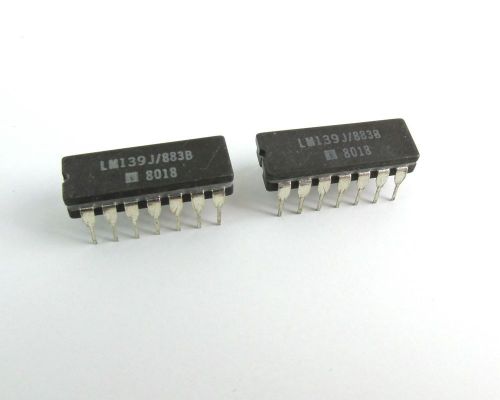 (42) ti - lm139j low power low offset voltage quad comparator int. w/ ttl &amp; cmo for sale