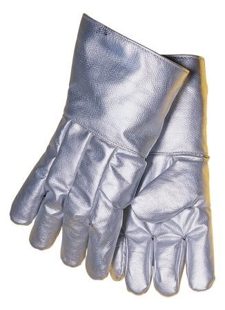 Tillman 993XL 14&#034; Aluminized Carbon Kevlar Double Wool Lined Gloves, X-Large