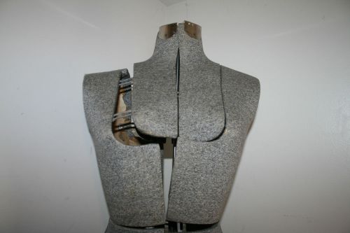 Full Body Adjustable Light Gray Seamstress Mannequin