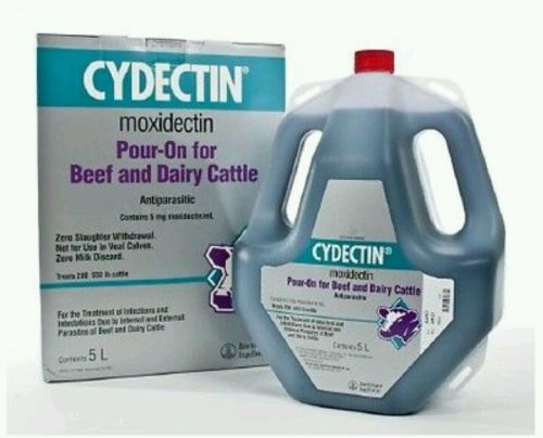 Boehringer Cydectin Pour-On 5L 5 Liters with Applicator Gun?NEW?