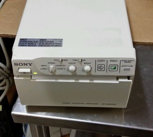 Sony Video Graphic Printer UP-890MD  sold as parts .left front corner has damage