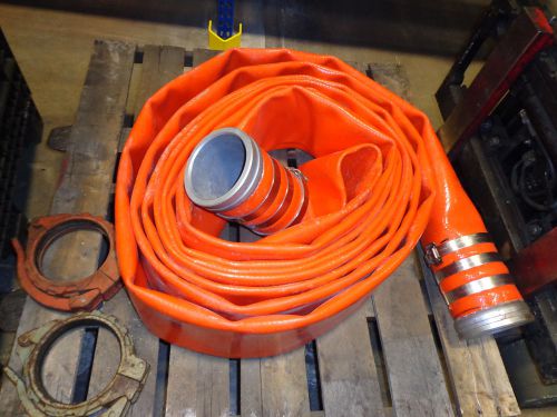 50 foot orange industrial hose from trane chillersource for pump systems for sale