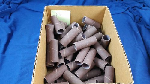 Box of 63 Merit 08834196195 Spiral Wound Bands 1&#034; x 3&#034; Grit 80 FREE FAST SHIP
