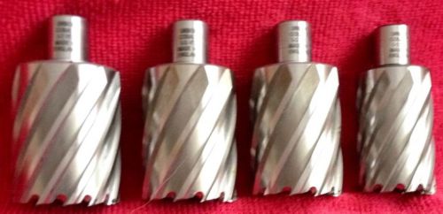 Brand new set of four unibor cobalt annular large cutting roto broaches hougen for sale