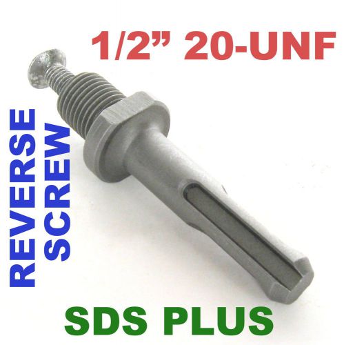 1 pc SDS Plus Chuck Adapter 1/2&#034; 20UNF Thread with Reverse Screw