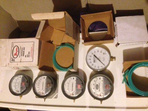 Dwyer magnehelic gauges lot of 4 for sale