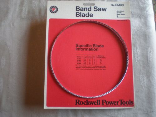 Rockwell Band Saw Blade 28-803 1/4&#034; 6 TPI 10&#034; Delta Homecraft Craftsman