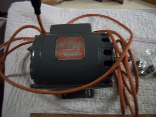 Vintage Montgomery Ward Powr-Kraft 1/2 HP Electric Motor from Wood Lathe #15YOB