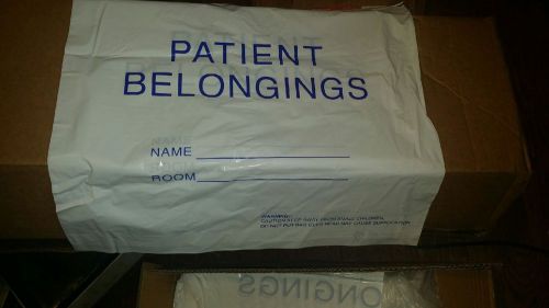Medical Patient Personal Belongings Bags 20&#034;x20&#034; Item# 3539 Case of 250 bags