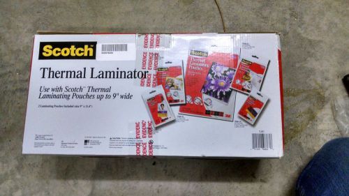 Scotch Thermal Laminator 2 Roller System, TL901, USED
