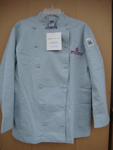 CHEF REVIVAL TRADITIONAL JACKET REGULAR ADULT 8-10 SIZE BLUE MIST WILD OATS NWT