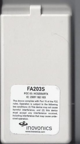 Three Inovonics Wireless Transmitters FA2032 FCC ID HCQ3B6RTX