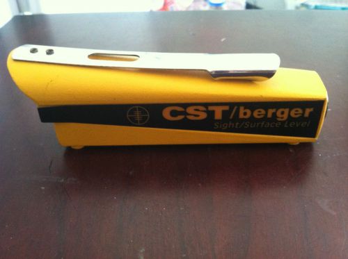 CST BERGER SIGHT SURFACE POCKET LEVEL MODEL 40 IN EXCELLENT CONDITION