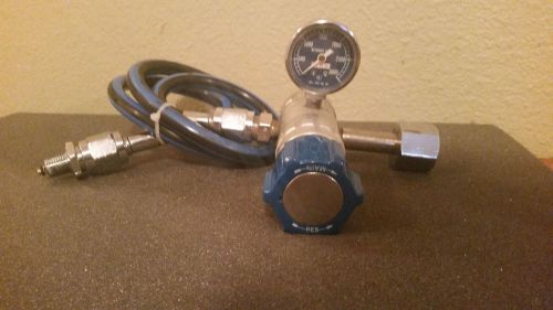 Porter Nitrous N20 Dental Analog bottle with Pressure gauge For manifold W/ Hose