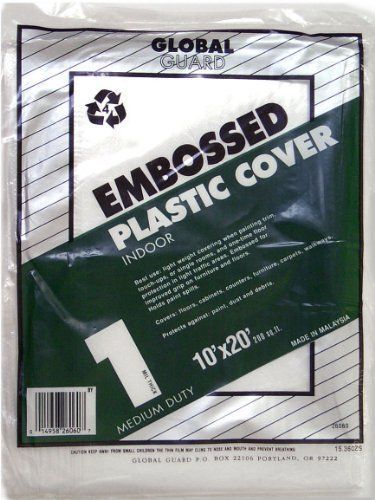NEW Premier Paint Roller 26060 Embossed Drop Cloth  10-Feet by 20-Feet