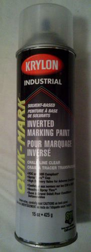 KRYLON INDUSTRIAL QUIKMARK Solvent-Based Inverted Marking Paint Chalk Line Clear
