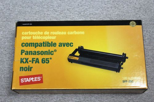 NEW Panasonic Compatible KX-FA65 FaxMachine Toner Film Cartridge Staples SPF-25C