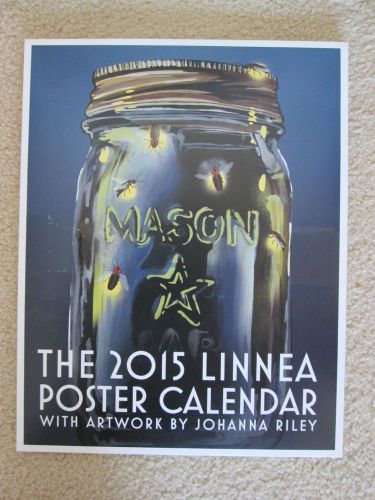 2015 Linnea Poster Calendar 11 x 14&#034; with artwork by Johanna Riley