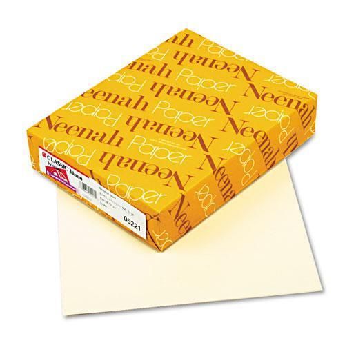 NEW NEENAH PAPER 05221 Classic Linen Stationery Writing Paper, 24lb, 8-1/2 x 11,